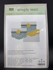 Stampin' Up Happy Hello Card Kit Simply Sent, Components for 8 DIY Art Cards