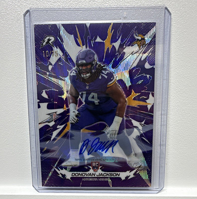 Topps 2026 Donovan Jackson Vikings Rookie Autograph #158 10/75