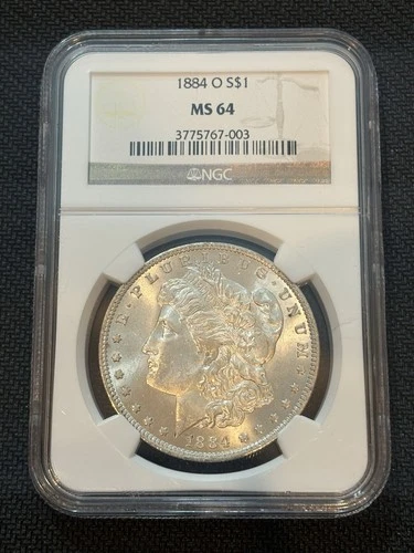 1884-O Morgan Silver Dollar - NGC MS64