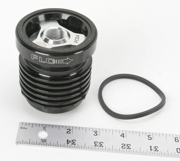 PC RACING REUSABLE OIL FILTER/COOLER HARLEY SOFTAIL DYNA TOURING SPORTSTER 84-22 - Image 3 of 4