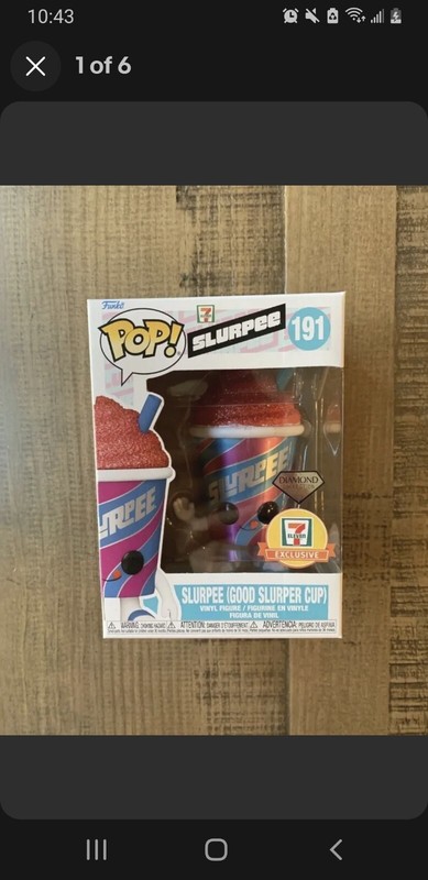 7-11 EXCLUSIVE Funko Pop! Slurpee (Good Slurper Cup) Diamond Collection Mint 