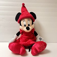 ⭐️ PLUSH Disney Parks 2015 Minnie Mouse Pink Princess 18” Mickey Donald Daisy