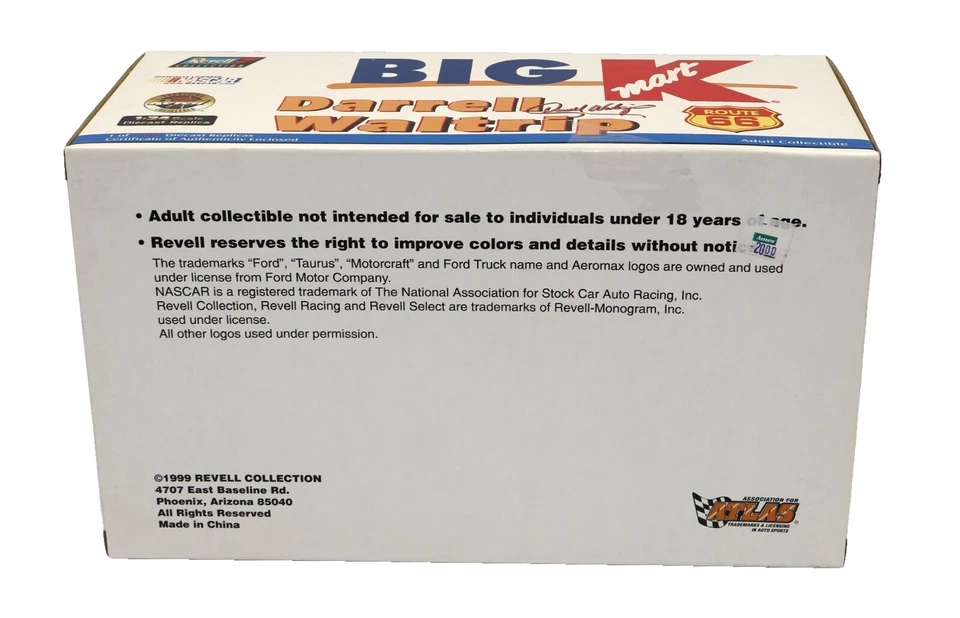Darrell Waltrip 1999 Big Kmart Route 66 1/24 Stock Car Revell Nuevo en Caja ¡Impresionante! NUEVO Foto 4 de 4