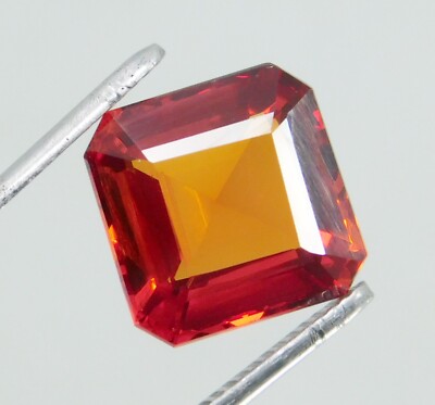 AAA Qualität 9,80 Karat, Radiant Schliff, Mexican Fire Opal, IGL zertifiziert