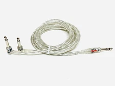 10ft Splitter Transparent Clear Silver For ROLAND BOSS V-Drum Splitter Cable Cor