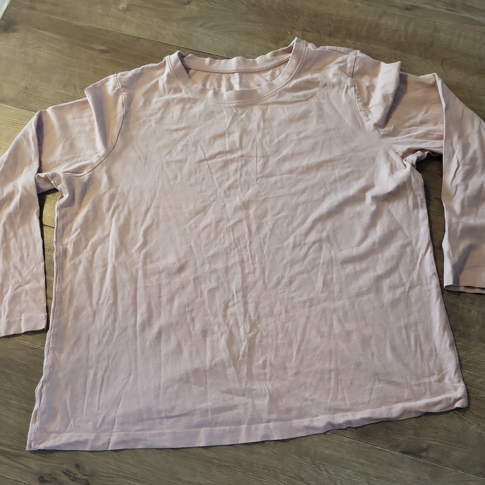 T shirt da donna Primark rosa cotone base taglia 2XL collo Crew Peachy Keen