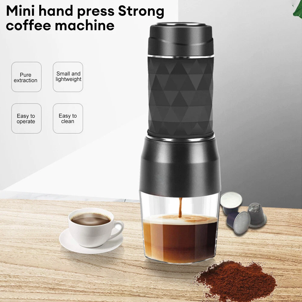 Portable Coffee Machine Hand Press Espresso Mini Powder Capsule Coffee Maker