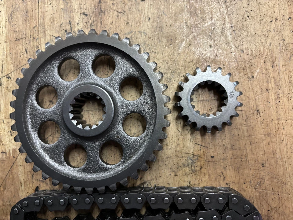 Yamaha Venture Lite Phazer PZ50 07 08 09 10 11 12 chain gears sprocket 41T 18t - Image 2 of 3