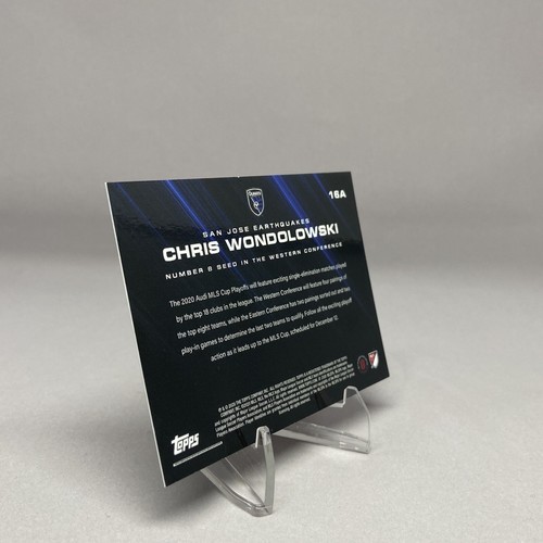 2020 Topps MLS Playoffs Red /10 Chris Wondolowski #16A - Picture 9 of 13