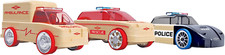 Automoblox - 3 Mini Rescue Pack   Wooden Mix-and-Match Vehicles