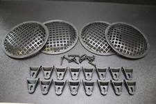 4 18 INCH STEEL SPEAKER SUBWOOFER GRILL MESH COVER W/ CLIPS SCREWS GLKT-18