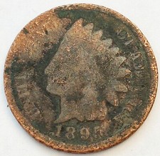 1895 Indian Head Cent ~ 1 Cent Coin USA