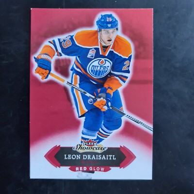 2016-17 Fleer Showcase Red Glow #83 Leon Draisaitl