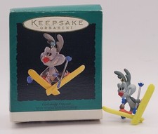 Hallmark 1995 Calamity Coyote Christmas Keepsake Miniature Ornament Tiny Toon