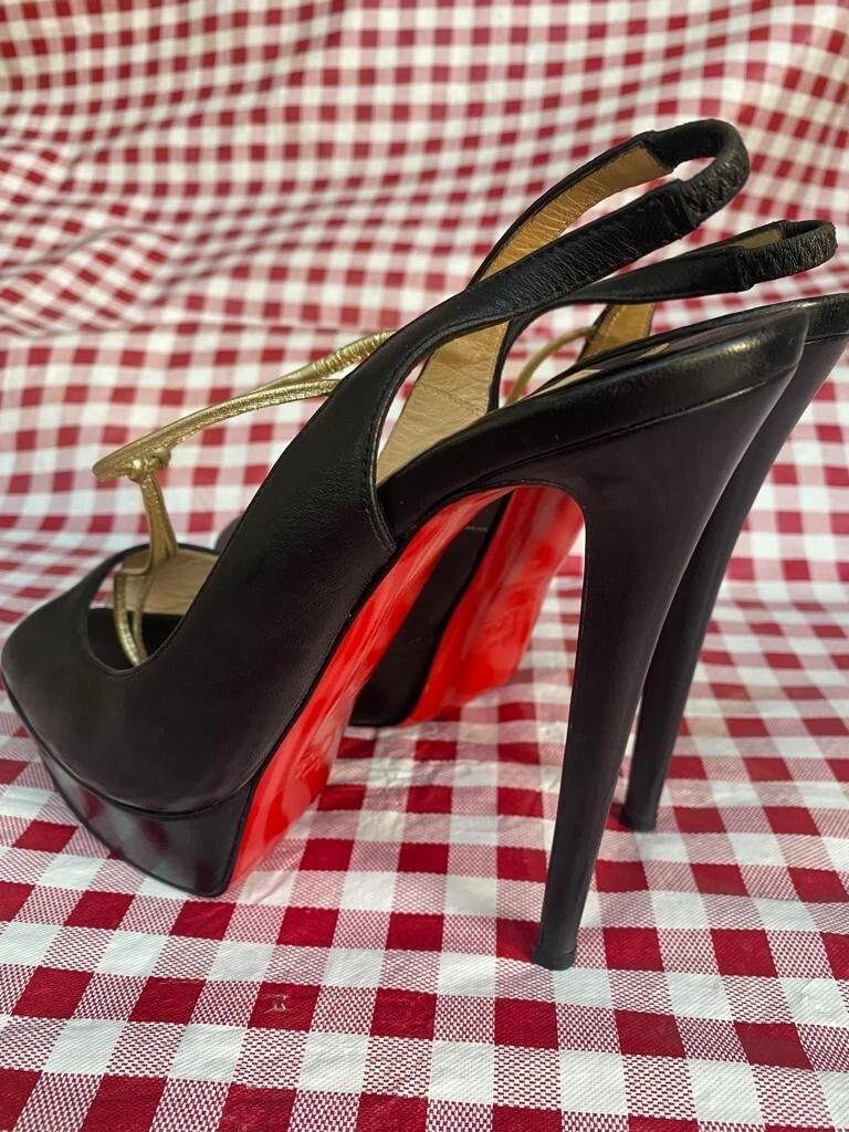 Red and Black Christian Louboutin Heels