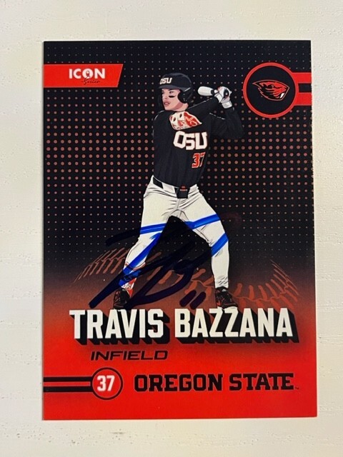 TRAVIS BAZZANA 2024 Onit Athlete Oregon State NIL Signed