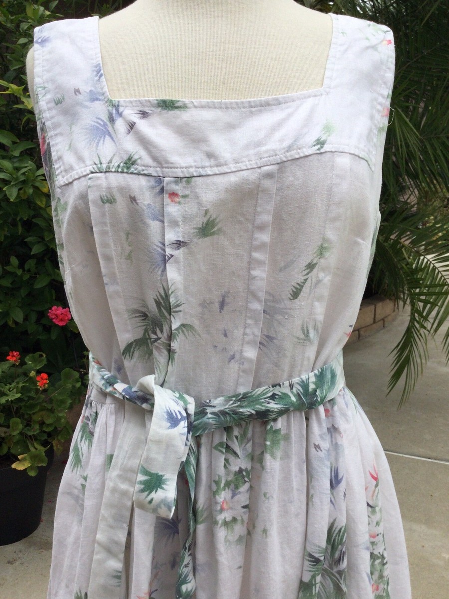 malvin linen dress MALVIN Hamburg Germany Sz 8