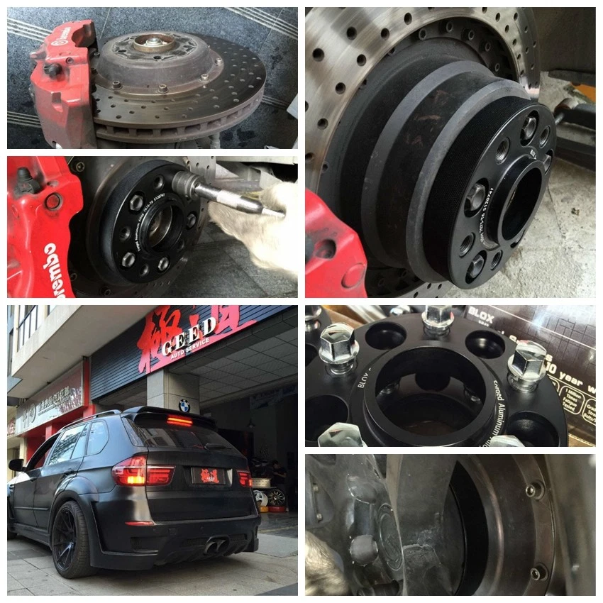 Espaciador de rueda centrado en buje High-tec de 50 mm 2 piezas 5x120 para BMW X5 E70, M E70, X6 E71, M71 Foto 2 de 4