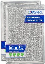 Microwave Filter Replacement 5.12” x 7.64” Fits 2 Count (Pack of 1), Grey 