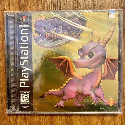 Autocollant Officiel Rare PS1 - Spyro 2 : Ripto's Rage - Japonais - Collection édition Limitée