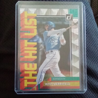 2022 Panini Donruss - The Hit List Vector #THL-6 Whit Merrifield