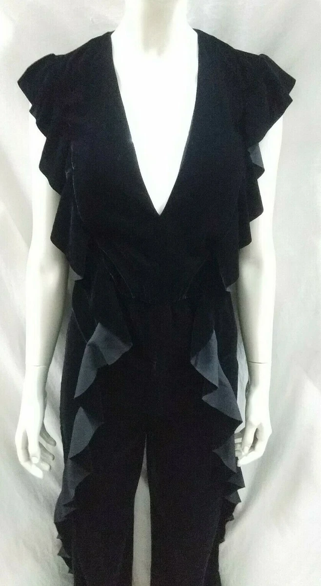 tuta velluto liscio ciniglia cotone zara da donna taglia 42 veglione capodanno