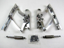 1966-1967 Chevy Impala Billet Aluminum Hood Hinge Set Polished W92012p