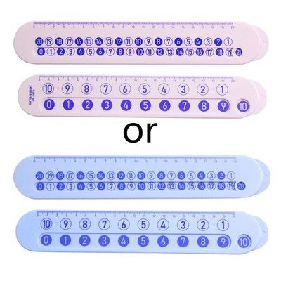 Multi-functional Math Manipulative 2 Sided Ruler for Number Decomposition