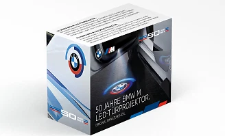 LED Door Projectors Genuine BMW 50 Years of M Heritage Set of 2 68MM 63315A64CE6 - Image 2 of 4