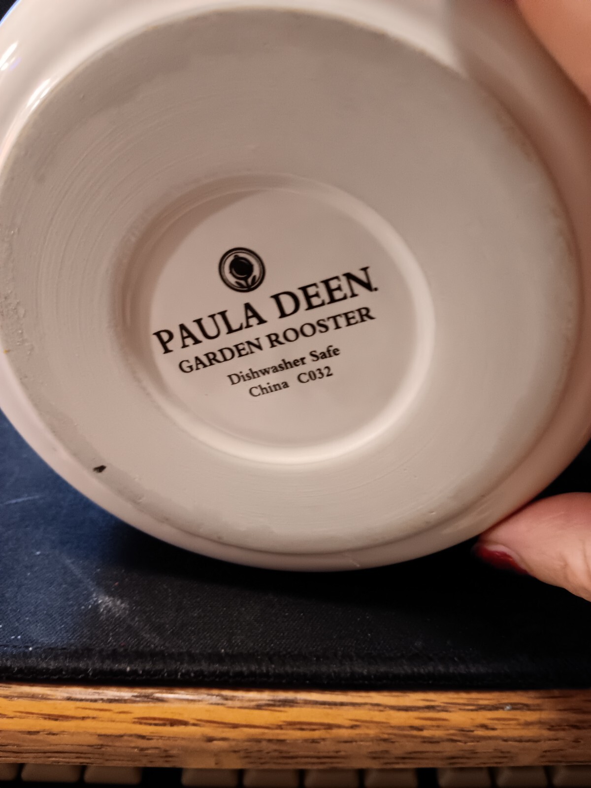 Paula Deen Rooster Kitchen spatula Cooking Utensil Holder rare