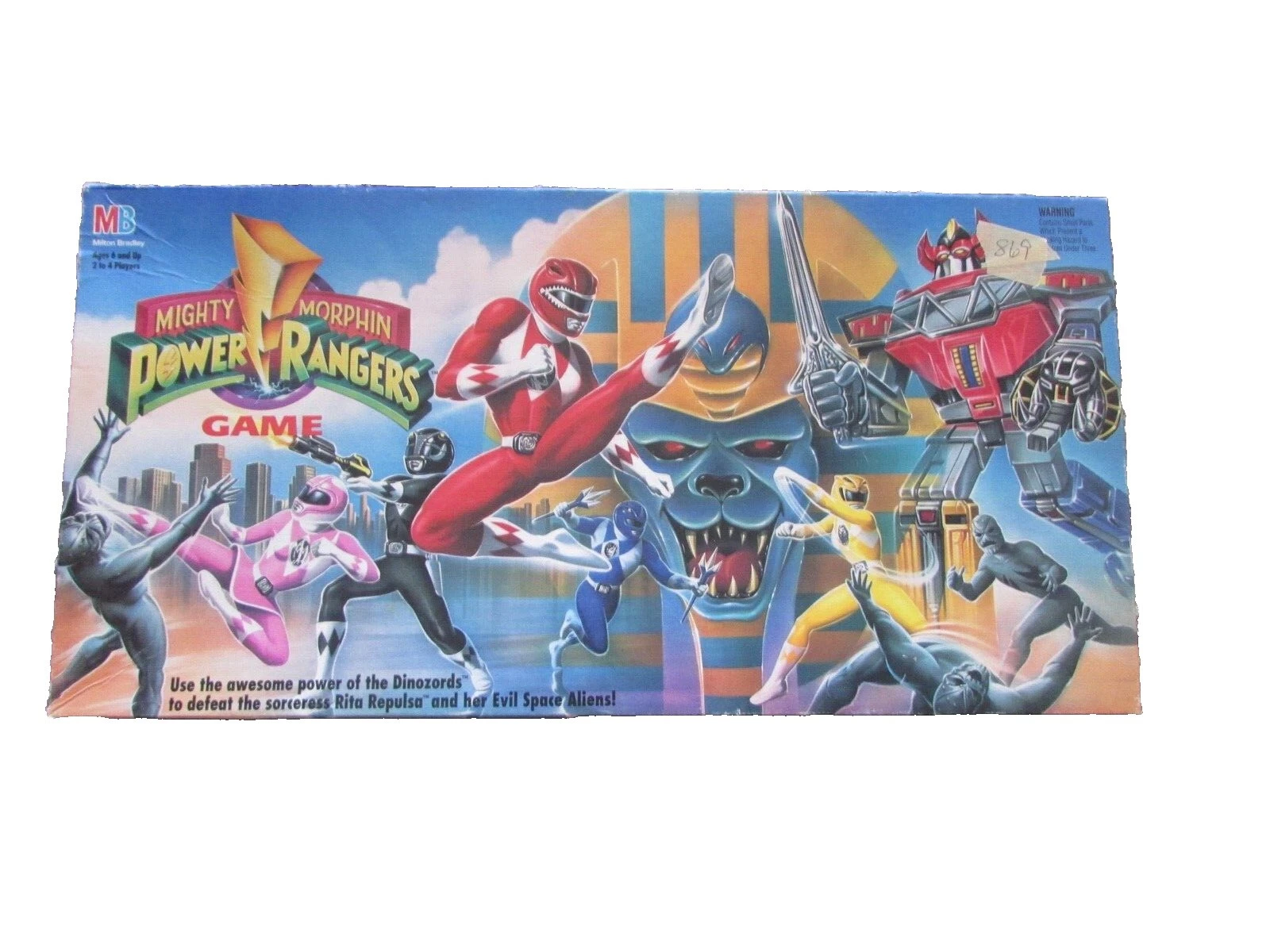 Power Rangers 1993 Contemporary Manufacture Board & Traditional Games