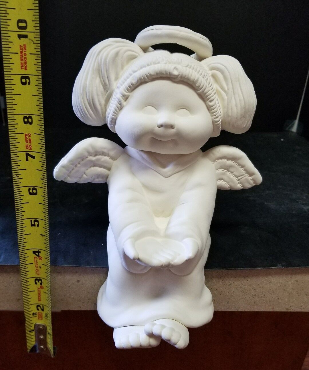 Girl Angel Shelf Sitter Ready to Paint, Unpainted, You Paint Ceramic Bisque 