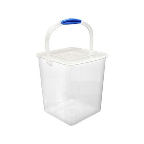 Big Large Clear Plastic Pet Dog Cat Animal Food Storage Bin Box Bucket