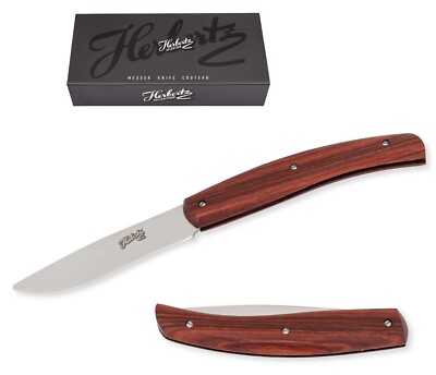 HERBERTZ SELECTION FOLDING POCKET KNIFE / STAINLESS STEEL / SLIP JOINT / SATIN