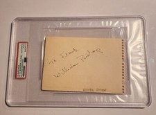 William Bishop Robert Clarke PSA DNA Autograph Signed Auto Actor 1918-1959
