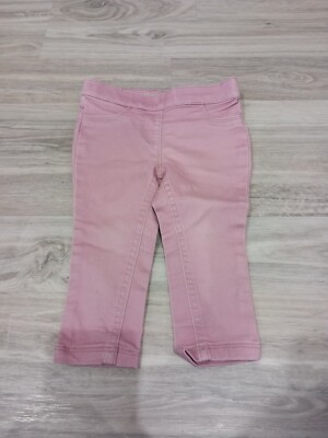 Baby Mädchen Jeans Gr. 80 Rosa Tiny Denim Love Gebraucht, Guter Zustand