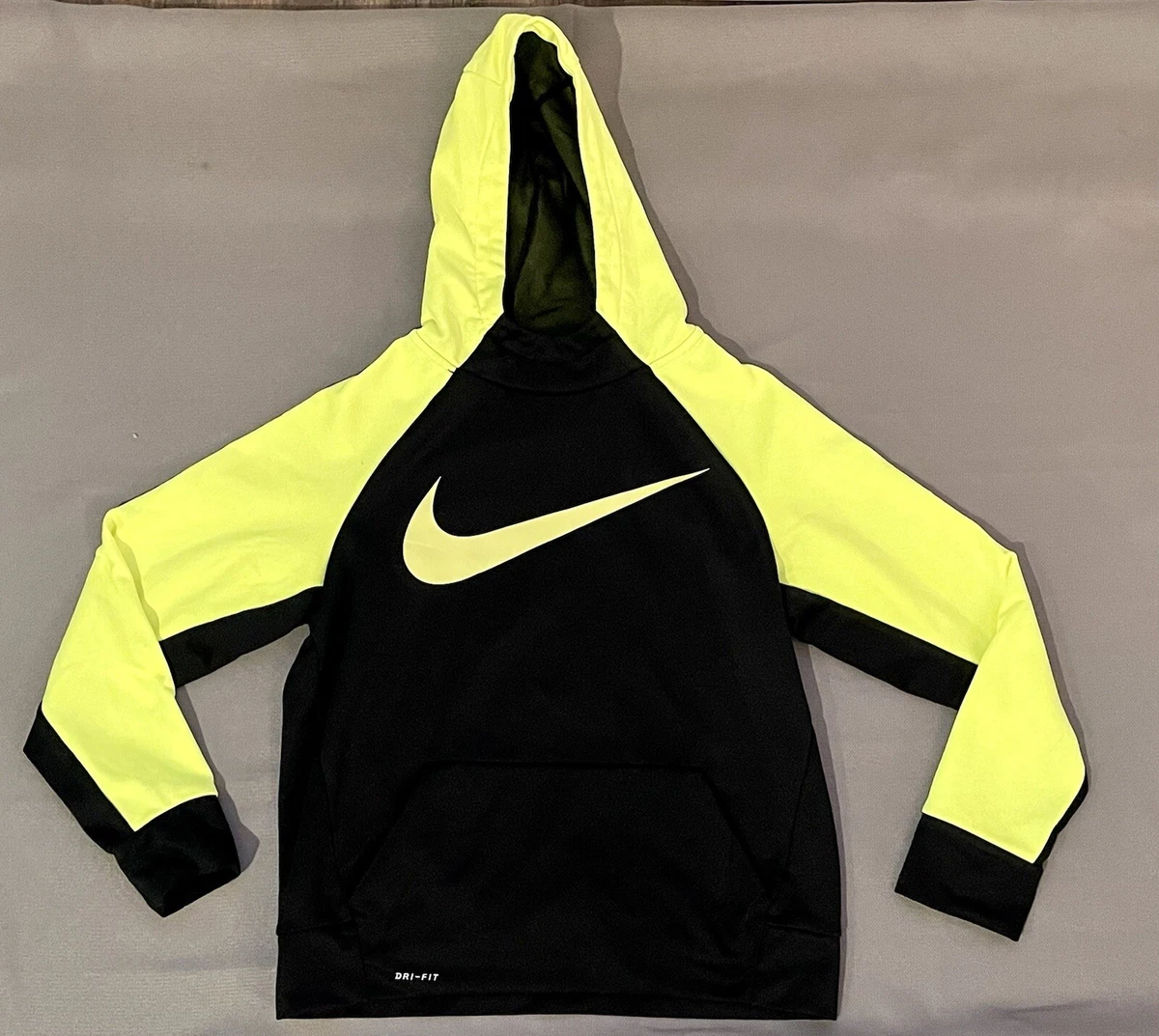 Black and volt nike hoodie new arrivals