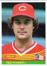 1984 Donruss #447 Ted Power Cincinnati Reds
