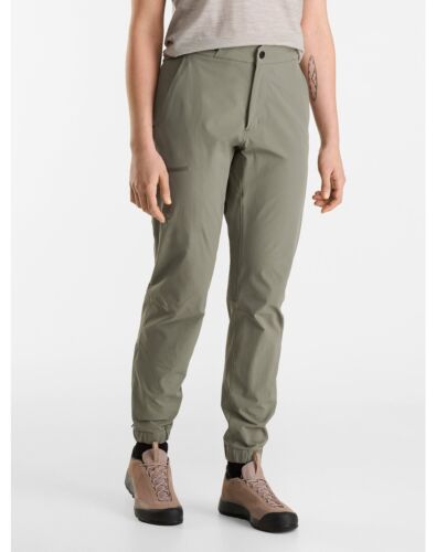 VEUC Women Arc'teryx Gamma Tapered Pants 10 Regular Forage Green Hiking Joggers - Picture 1 of 6