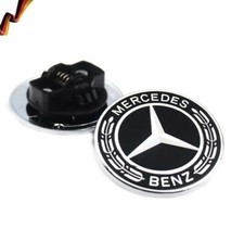F&uuml;r Mercedes W205 W212 W213 W238 E-Klasse Motorhaube Ersatz Stern Emblem schwarz