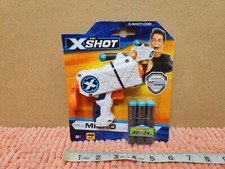 Zuru X-Shot Micro Dart Gun Shoots Up To 80 Ft Rapid Fire Dart Gun w/ 3 Darts NEW