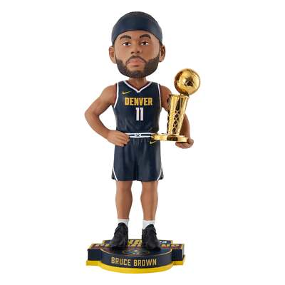 Bruce Brown Denver Nuggets 2023 NBA Champions Bobblehead NBA Basketball