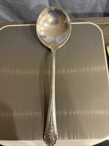 Towle Royal Windsor 1935 Sterling Boullion Round Bowl Soup Spoon 5-1/8”