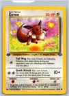 Eevee 51/64 Common Jungle Pokemon 1st Edition Near Mint