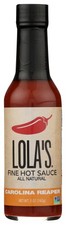 Lolas Fine Hot Sauce Carolina Reaper 5 oz (Pack of 12)