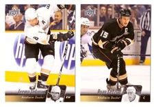 2010-11 Upper Deck (Base) Hockey Team Set - Anaheim Ducks