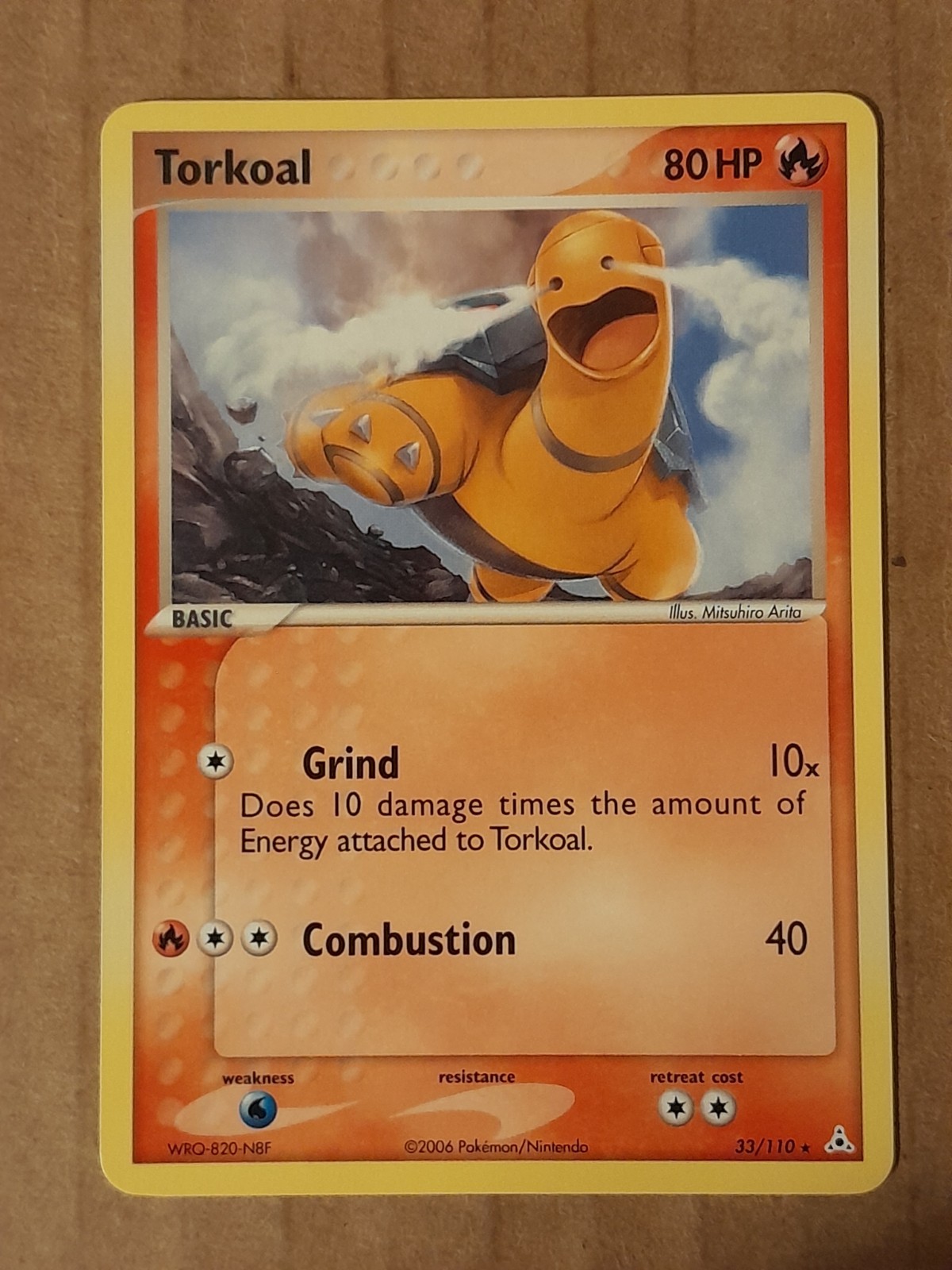 Pokemon Torkoal 33/110 ex Holon Phantoms NM-MT See Pictures
