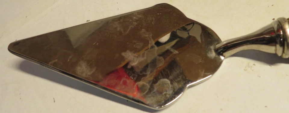 Servidor de Pasteles Godinger Vidrio Amarillo Filagrana Hoja de Uva Mango 11" Para Servir Foto 3 de 4