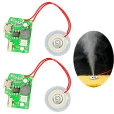 2 Pack Atomization Disc mist maker Ultrasonic 1.4 x 0.7 x 0.3 in, green