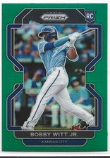 2022 Panini Prizm Bobby Witt Jr Green Prizm RC Kansas City Royals